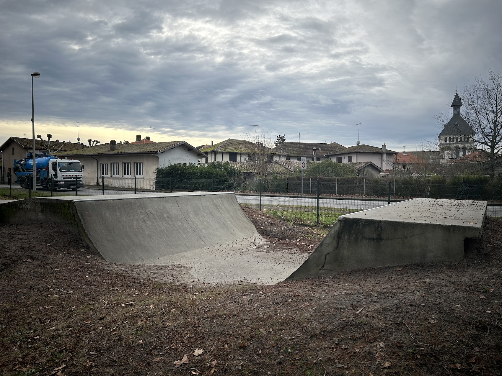 Parentis en Born skatepark